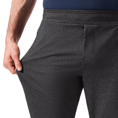 NOBULL Men's Charcoal Heather Gamechanger Rec Pant  X Public Rec