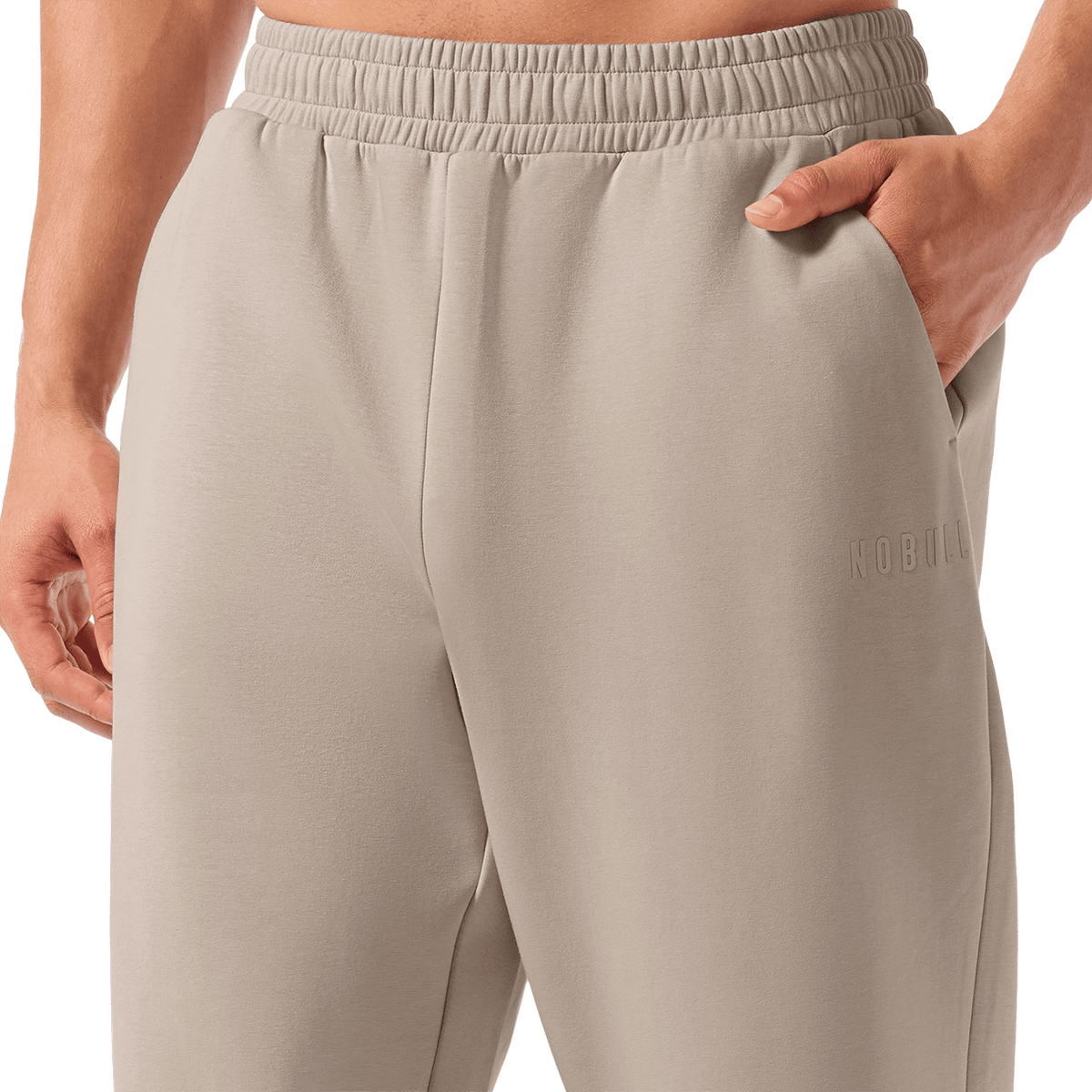 NOBULL Men's Taupe Elements Sweatpant