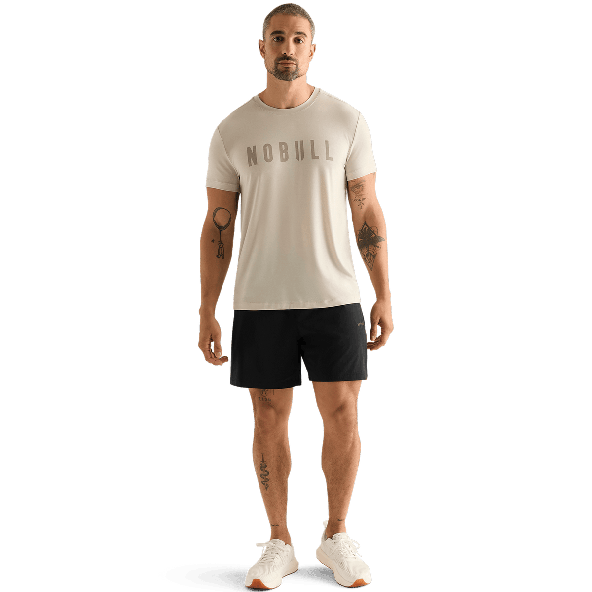 NOBULL Men's Black NOBULL Training Short 6" (Unlined)