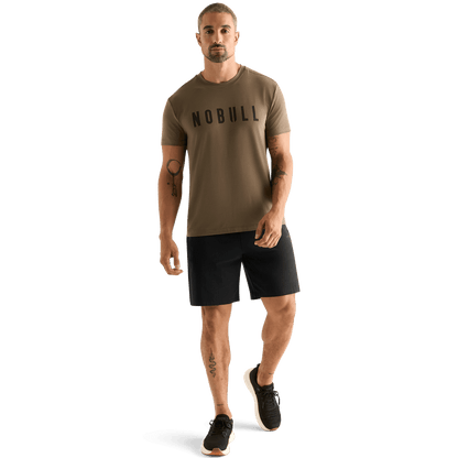 NOBULL Men's Black NOBULL Training Short 8" (Unlined)