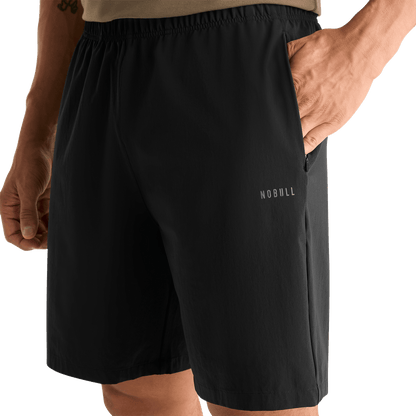 NOBULL Men's Black NOBULL Training Short 8" (Unlined)