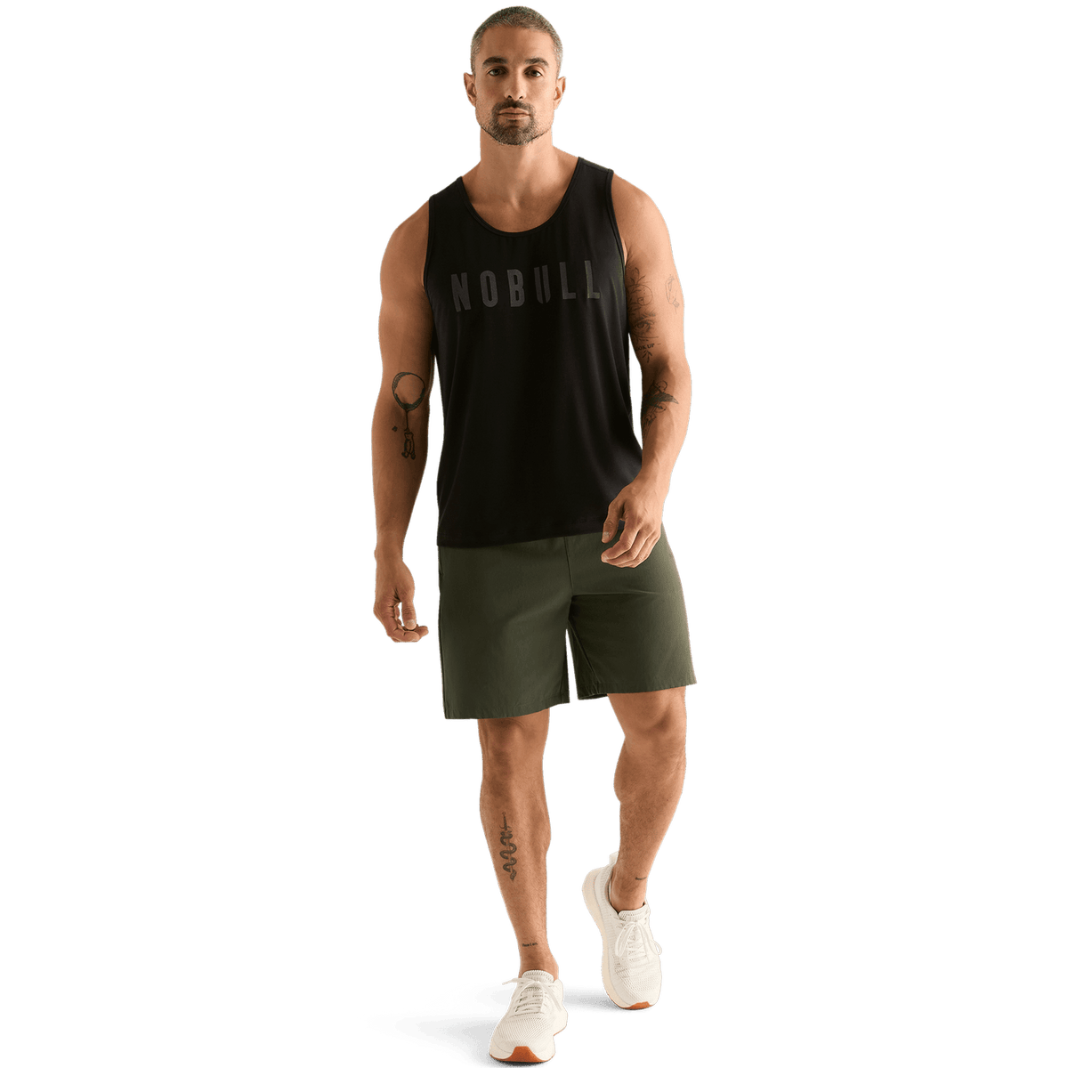 NOBULL Men's Dark Army NOBULL Training Short 8" (Unlined)
