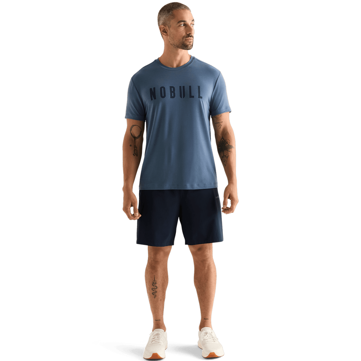 NOBULL Men's Night Navy NOBULL Training Short 8" (Unlined)