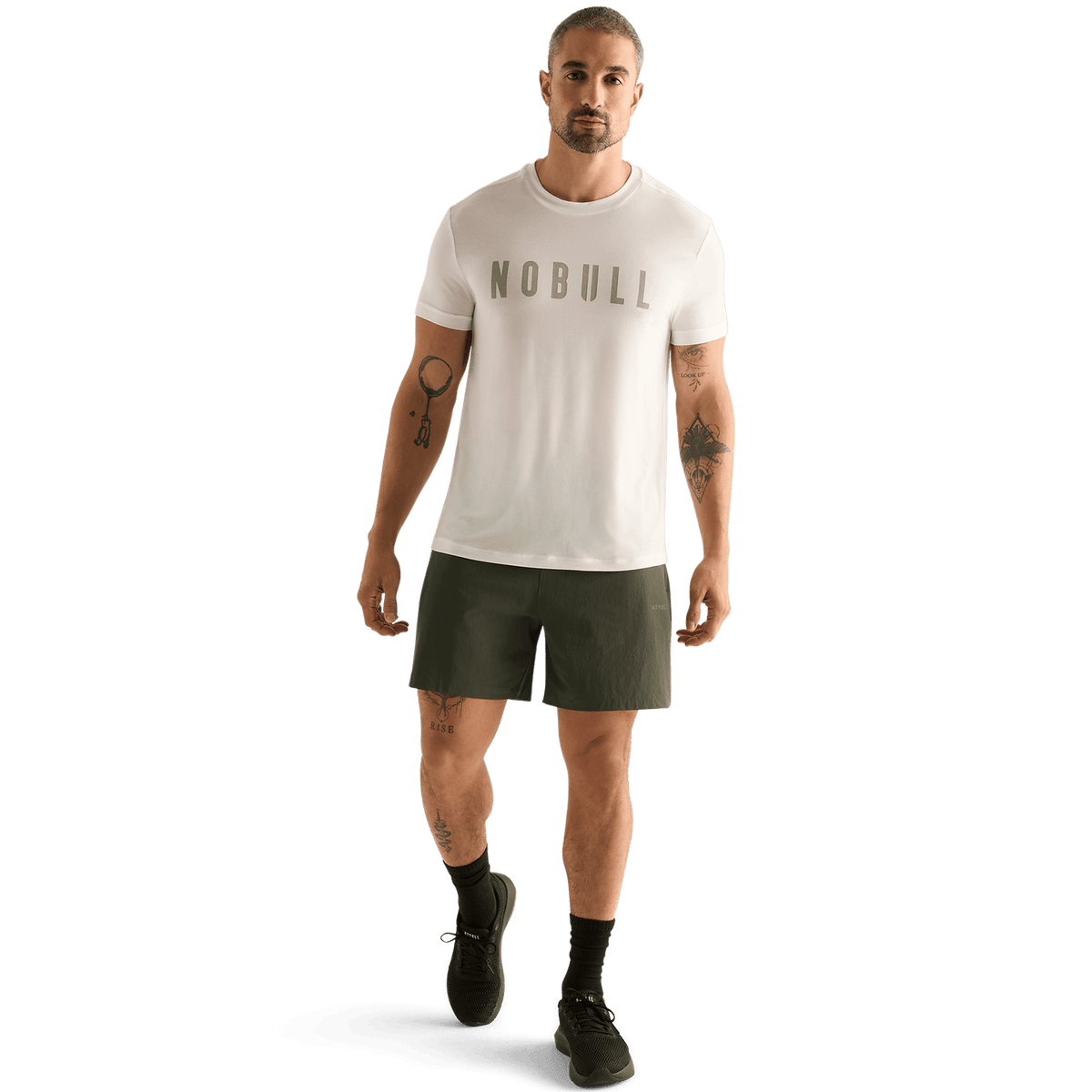 NOBULL Men's Dark Army NOBULL Training Short 6" (Unlined)