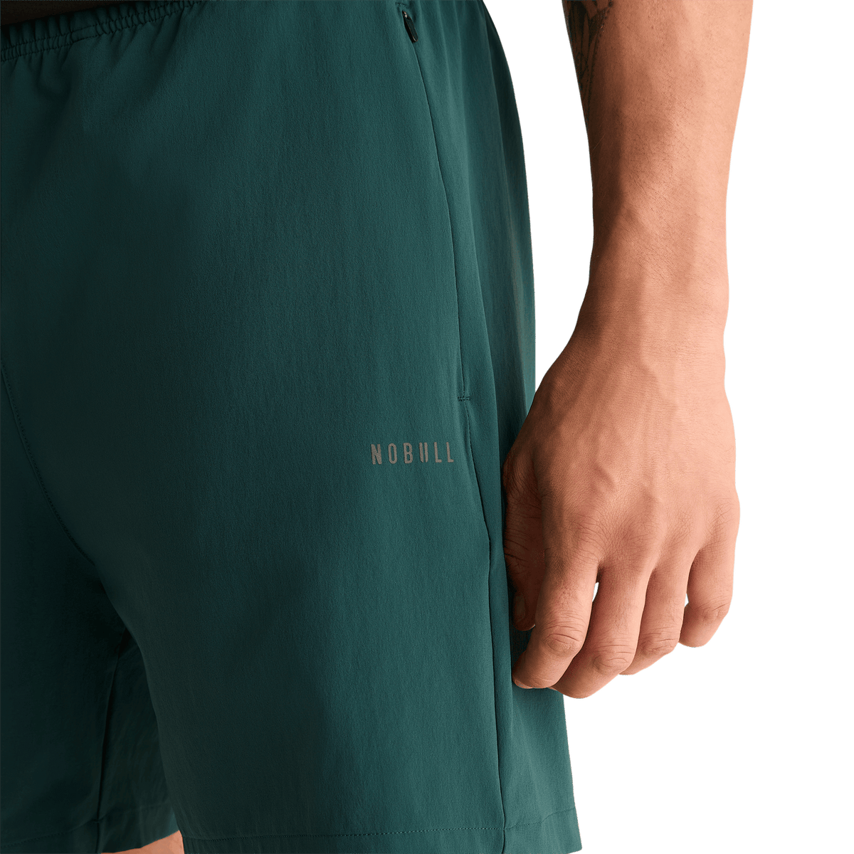 NOBULL Men's Dark Ivy NOBULL Training Short 6" (Unlined)