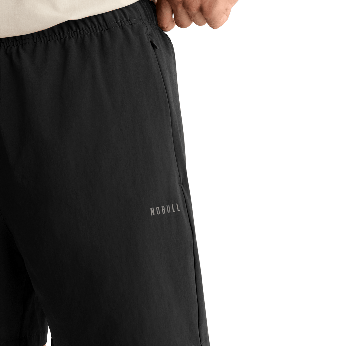 NOBULL Men's Black NOBULL Training Short 6" (Lined)
