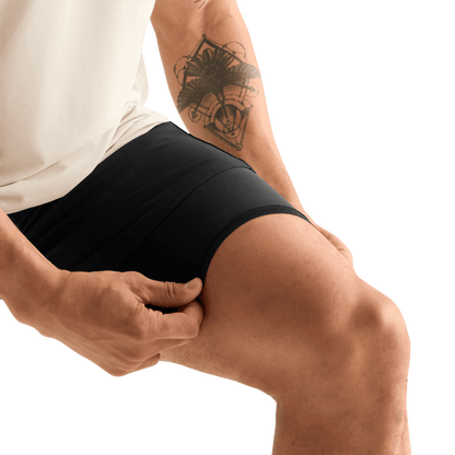NOBULL Men's Black NOBULL Training Short 6" (Lined)