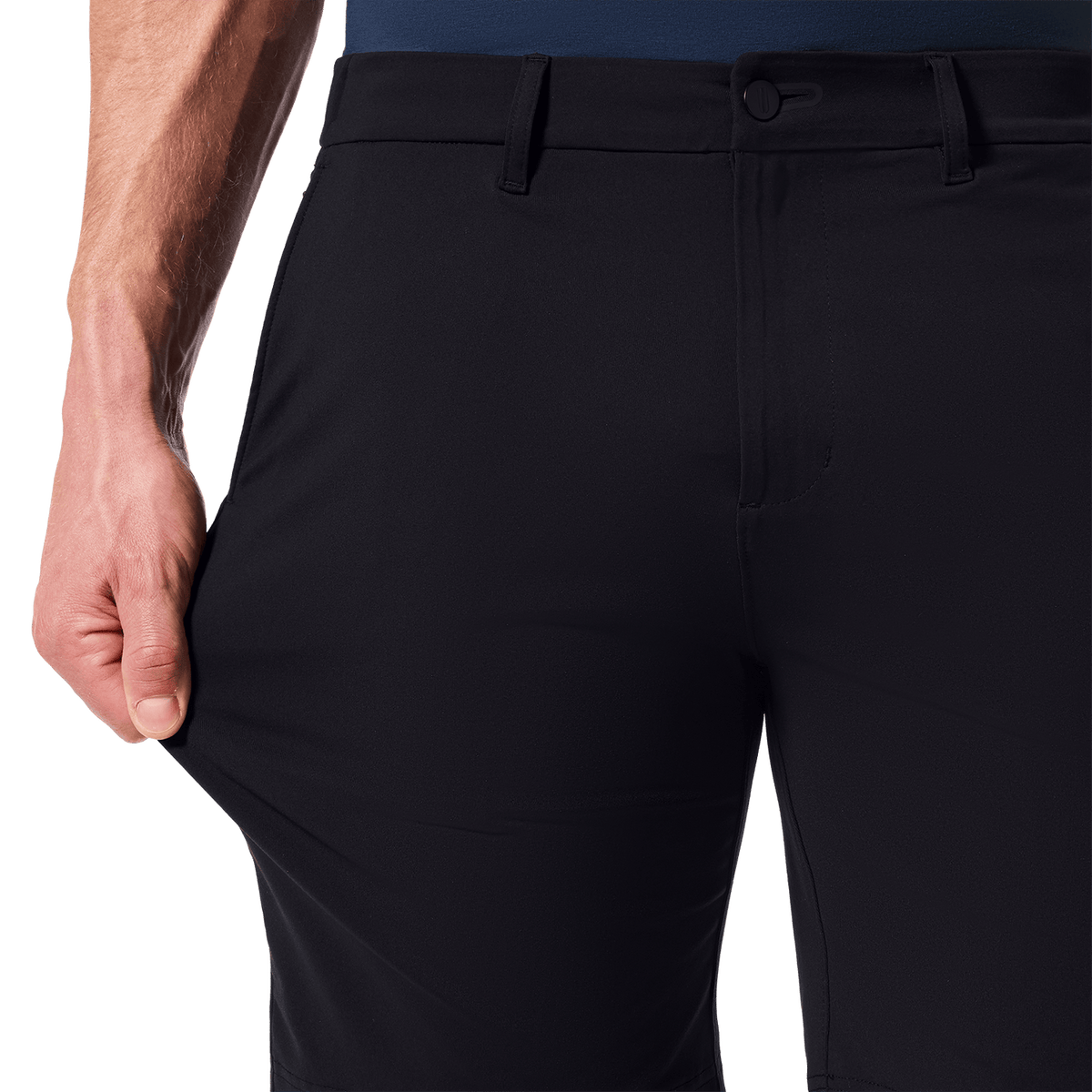 NOBULL Men's Black Gamechanger 5-Pocket Short  X Public Rec