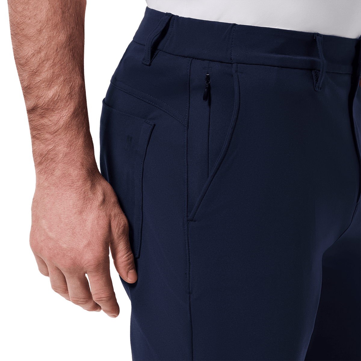 NOBULL Men's Navy Gamechanger 5-Pocket Short  X Public Rec