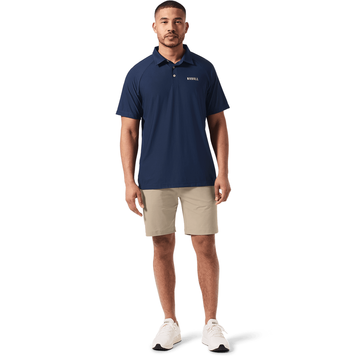 NOBULL Men's Taupe Gamechanger 5-Pocket Short  X Public Rec