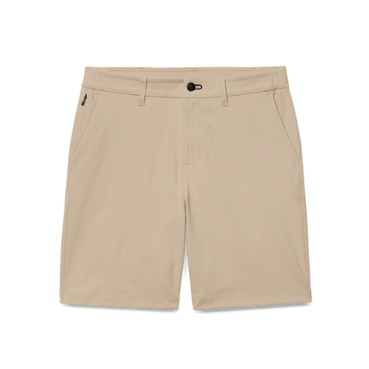 NOBULL Men's Taupe Gamechanger 5-Pocket Short  X Public Rec