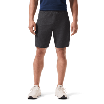 NOBULL Men's Charcoal Heather Gamechanger Rec Short  X Public Rec