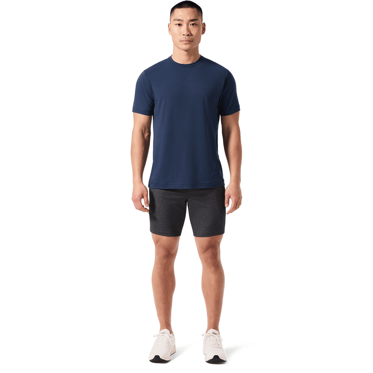 NOBULL Men's Charcoal Heather Gamechanger Rec Short  X Public Rec