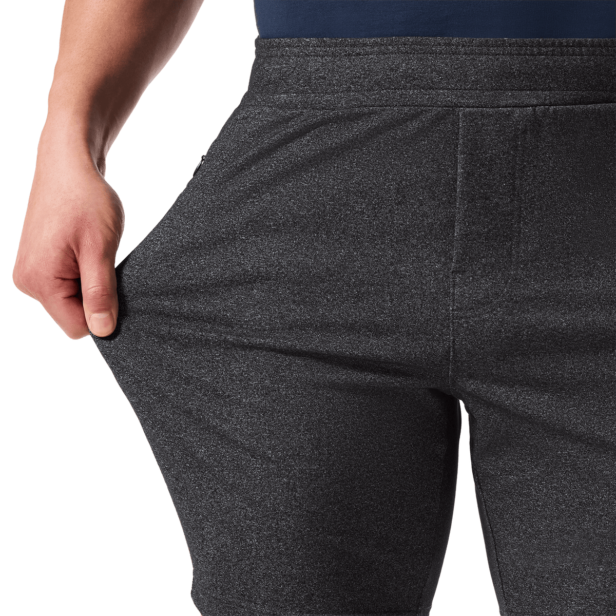 NOBULL Men's Charcoal Heather Gamechanger Rec Short  X Public Rec
