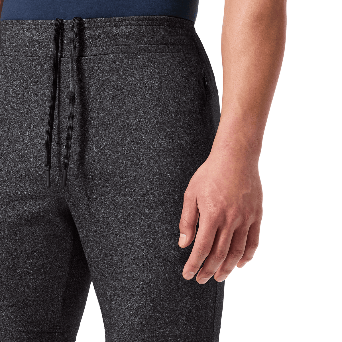 NOBULL Men's Charcoal Heather Gamechanger Rec Short  X Public Rec