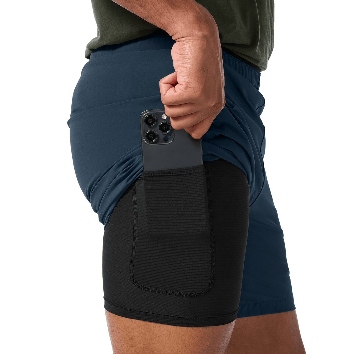 NOBULL Men's Midnight NOBULL Training Short 6" (Lined)