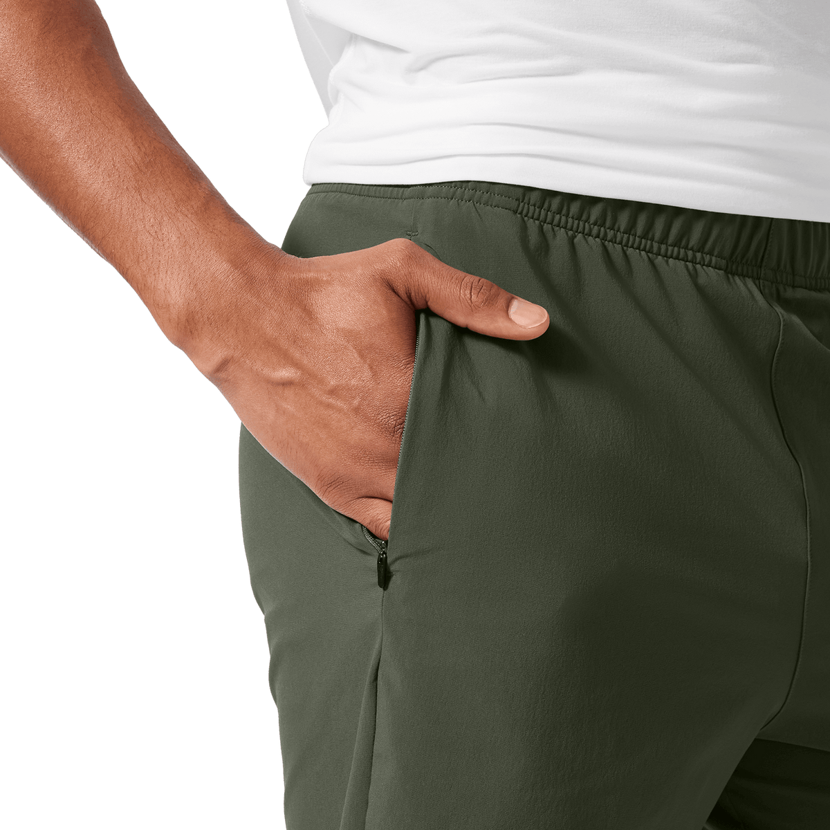 NOBULL Men's Dark Army NOBULL Training Short 8" (Unlined)
