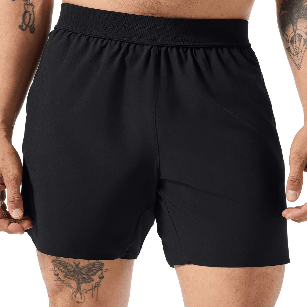NOBULL Men's Black Drive Short 6" (Lined)
