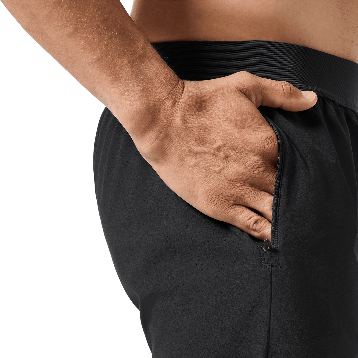 NOBULL Men's Black Drive Short 6" (Lined)