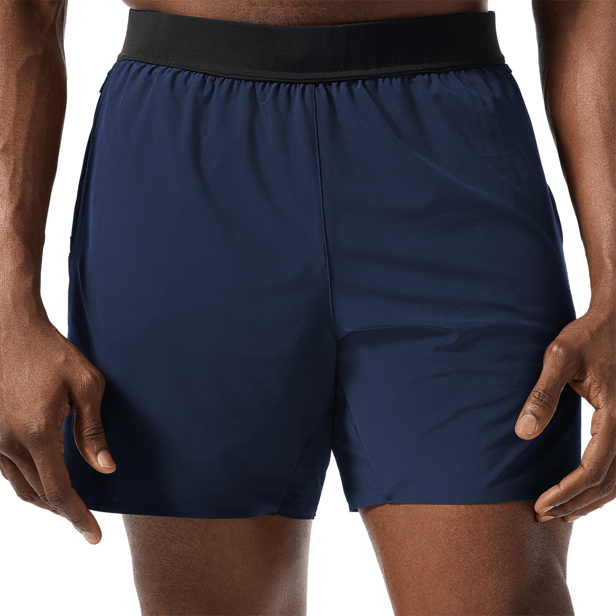 NOBULL Men's Night Navy Drive Short 6" (Lined)