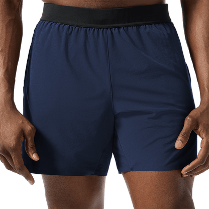 NOBULL Men's Night Navy Drive Short 6" (Lined)