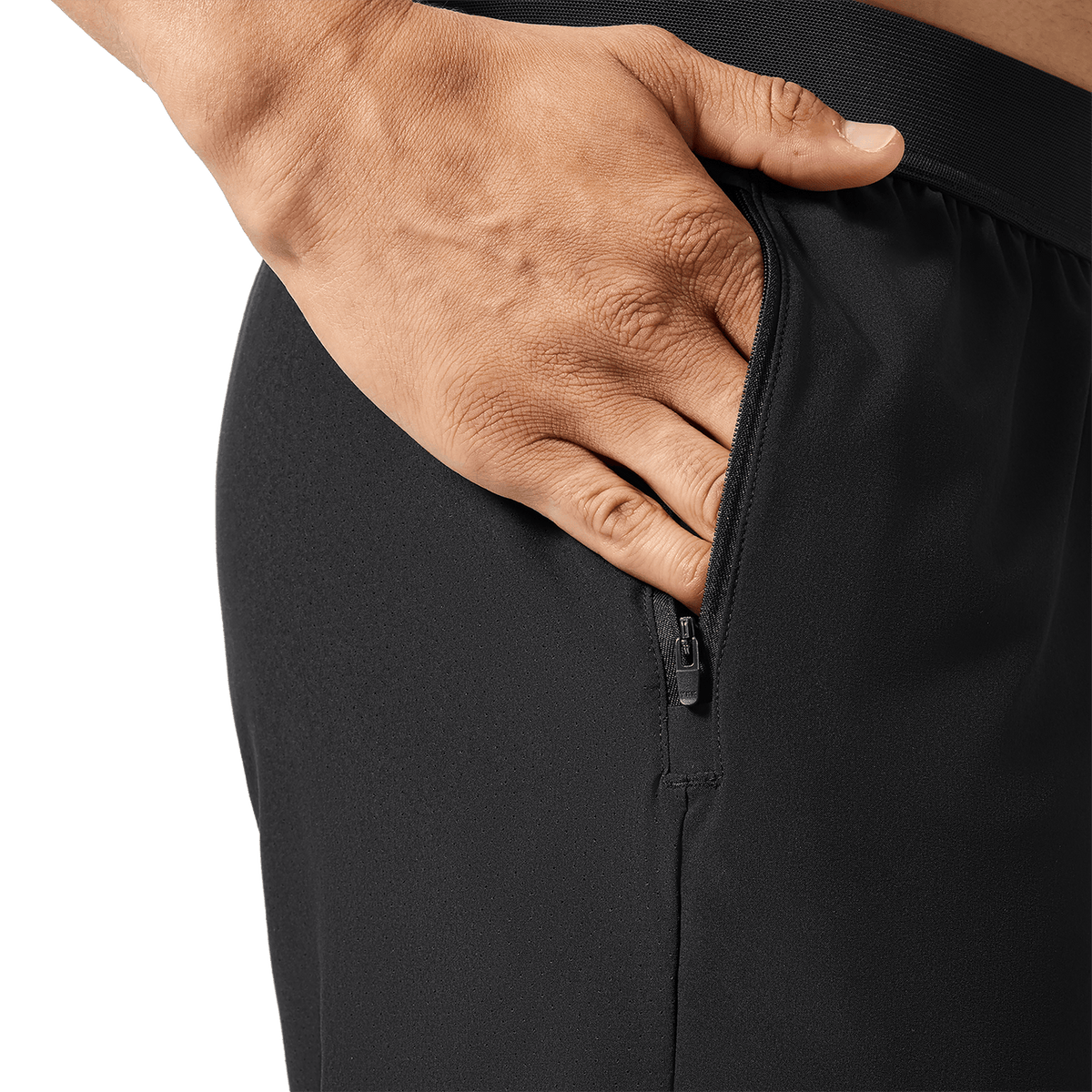 NOBULL Men's Black Drive Short 6" (Unlined)