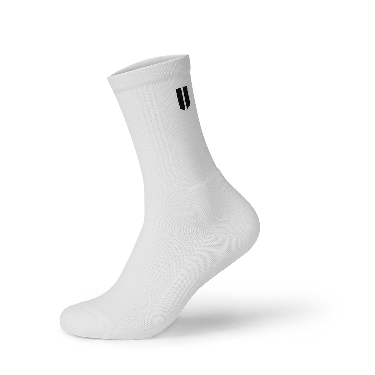NOBULL White Crew Performance Sock