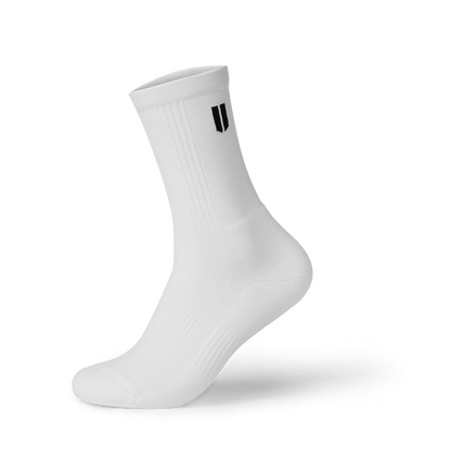 NOBULL White Crew Performance Sock