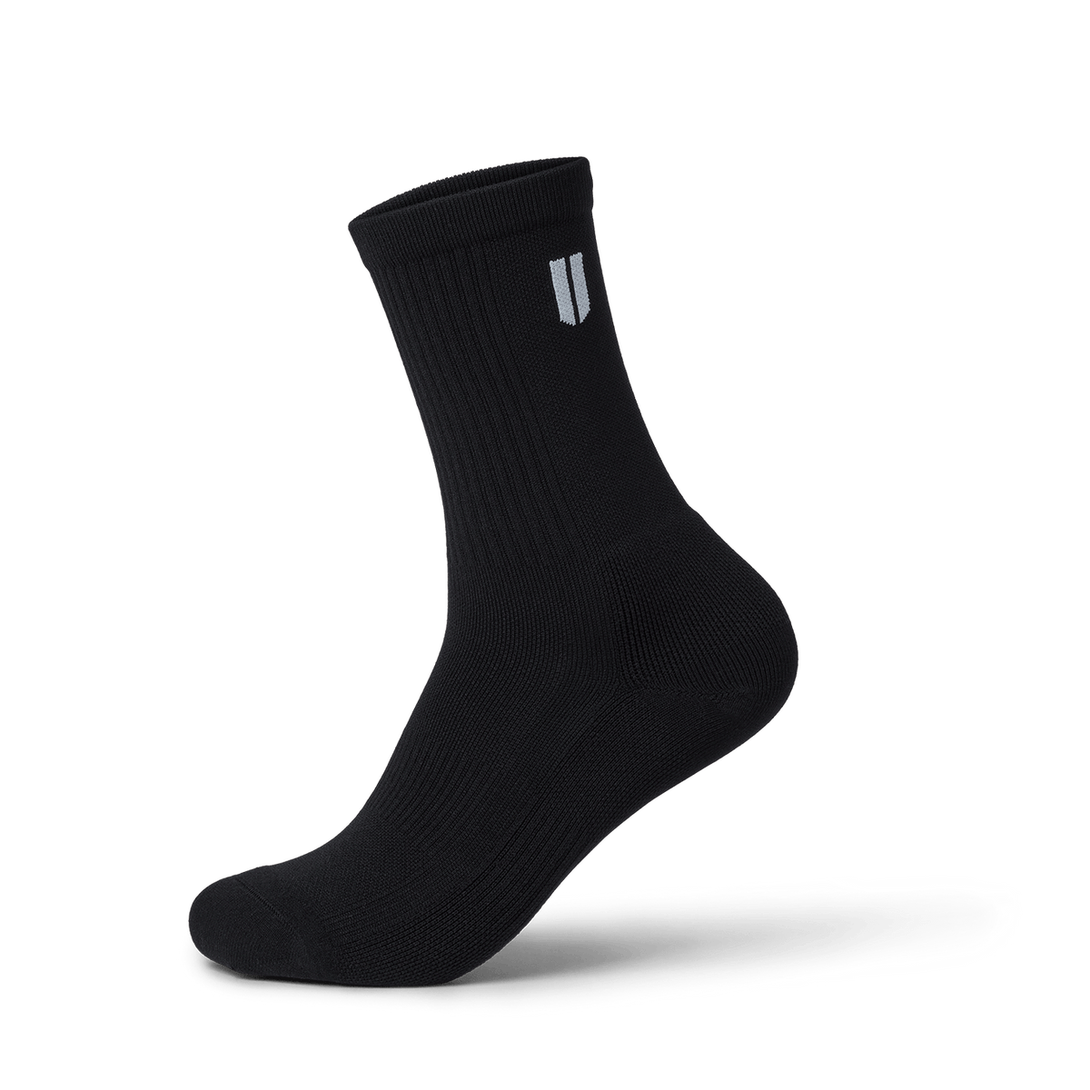 NOBULL Black Crew Performance Sock