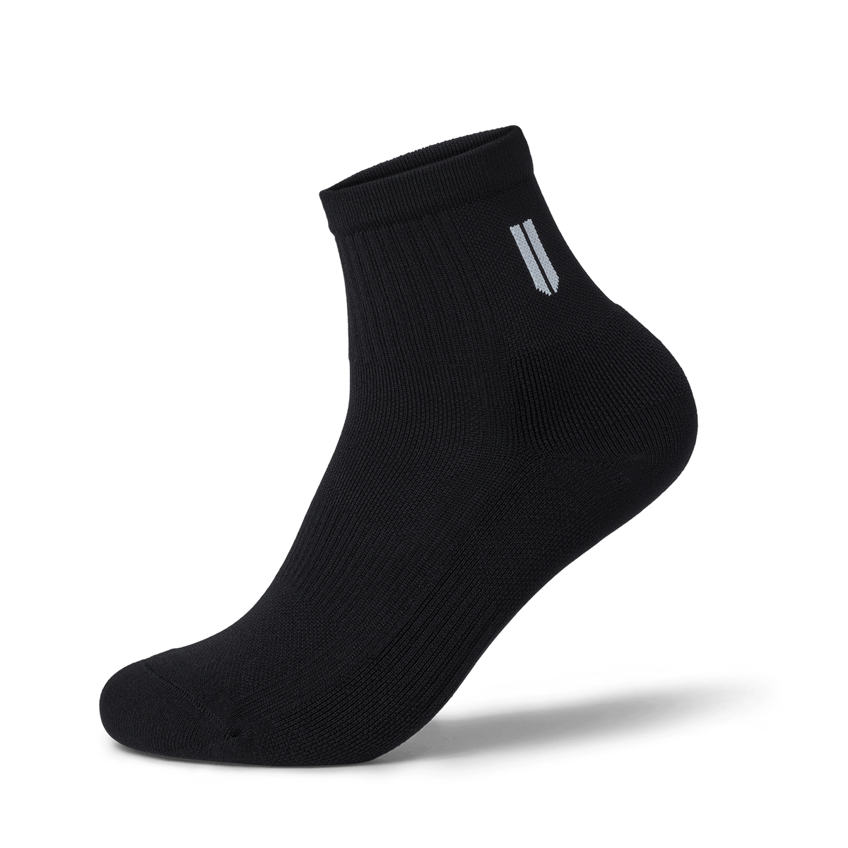 NOBULL Black Quarter Crew Performance Sock