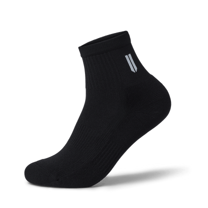 NOBULL Black Quarter Crew Performance Sock