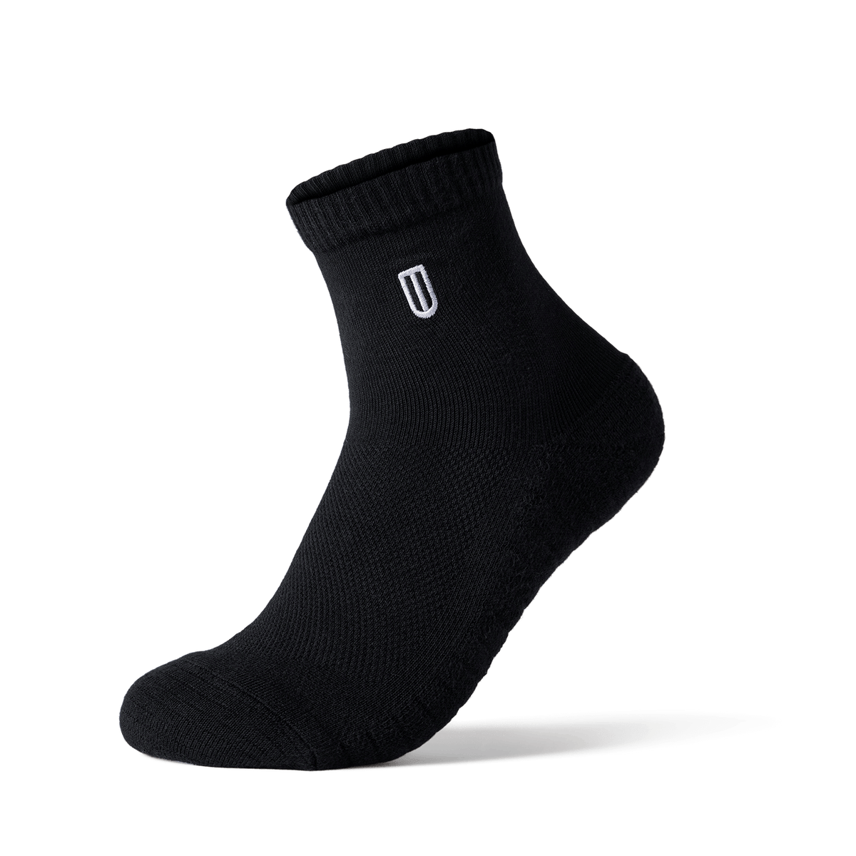 NOBULL Black Everyday Quarter Crew Sock