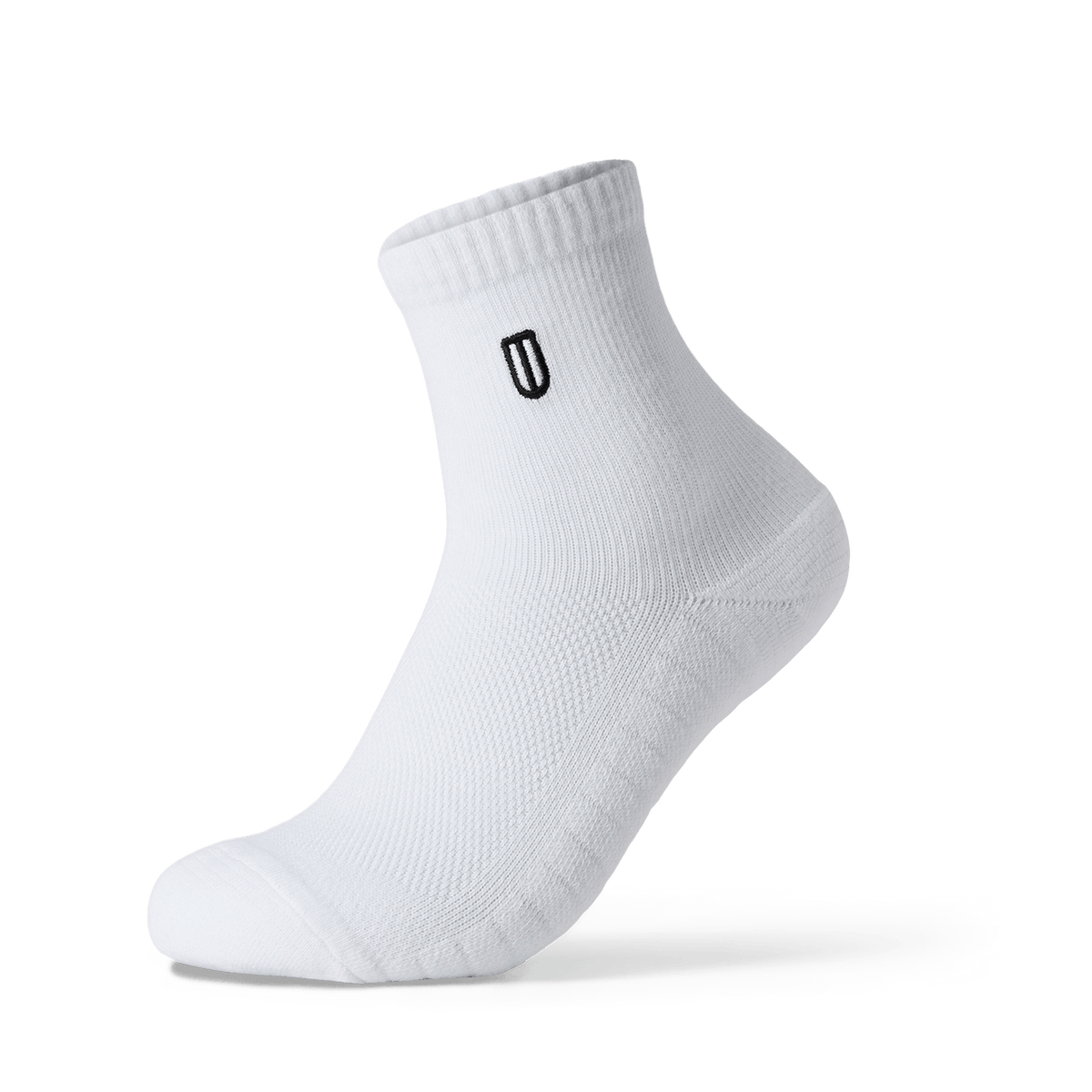 NOBULL White Everyday Quarter Crew Sock