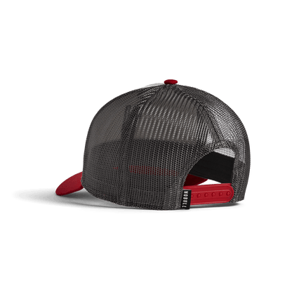 NOBULL Mineral White Equestrian Red U NOBULL Trucker Hat