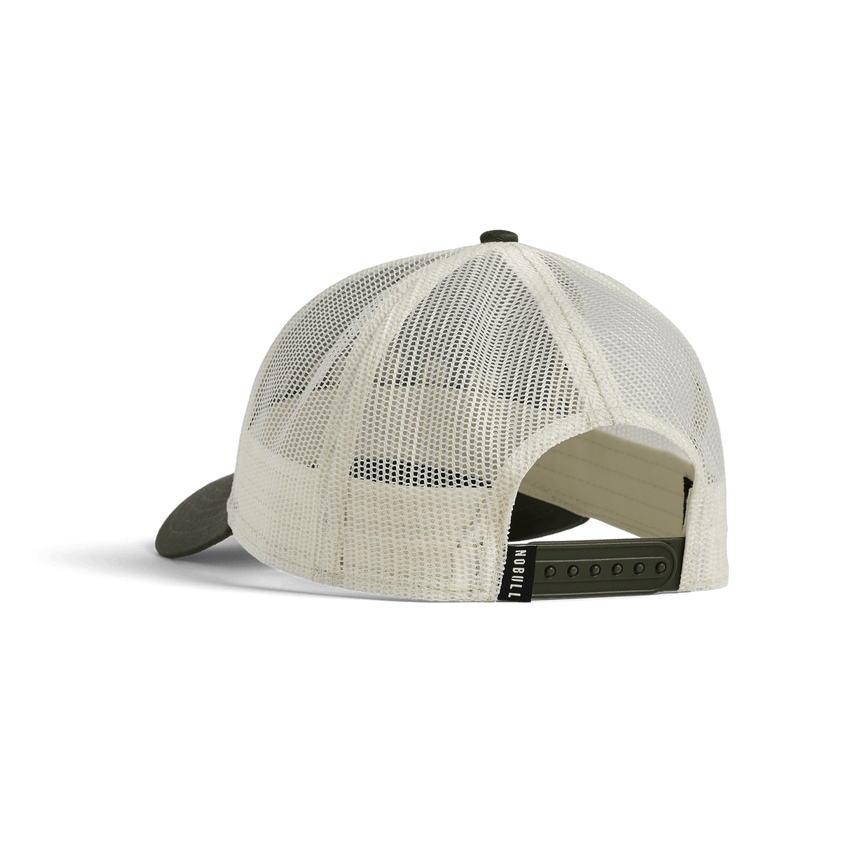 NOBULL Shadow Olive Mineral White NOBULL Low Profile Trucker Hat