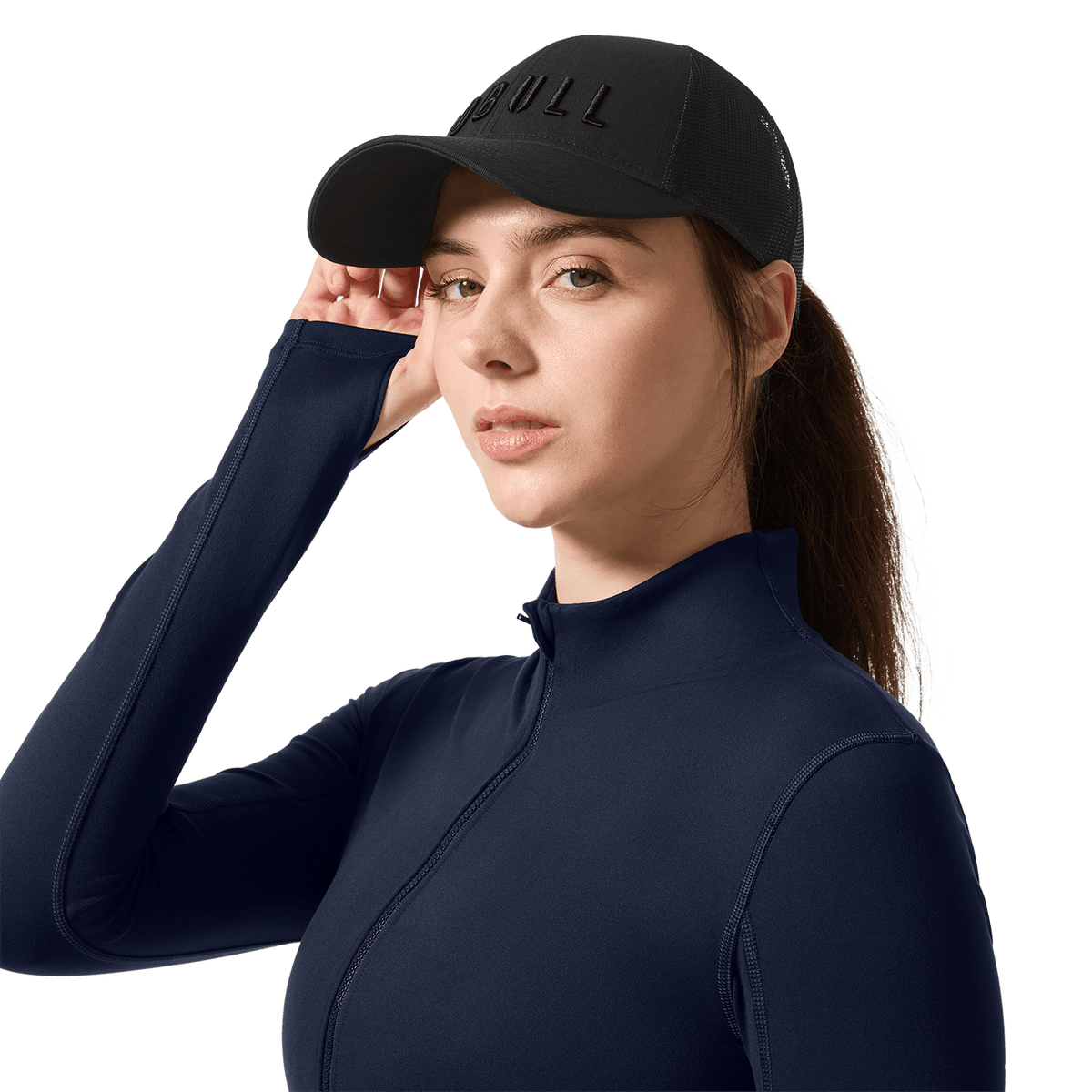 NOBULL Winward Blue Night Navy NOBULL Low Profile Trucker Hat
