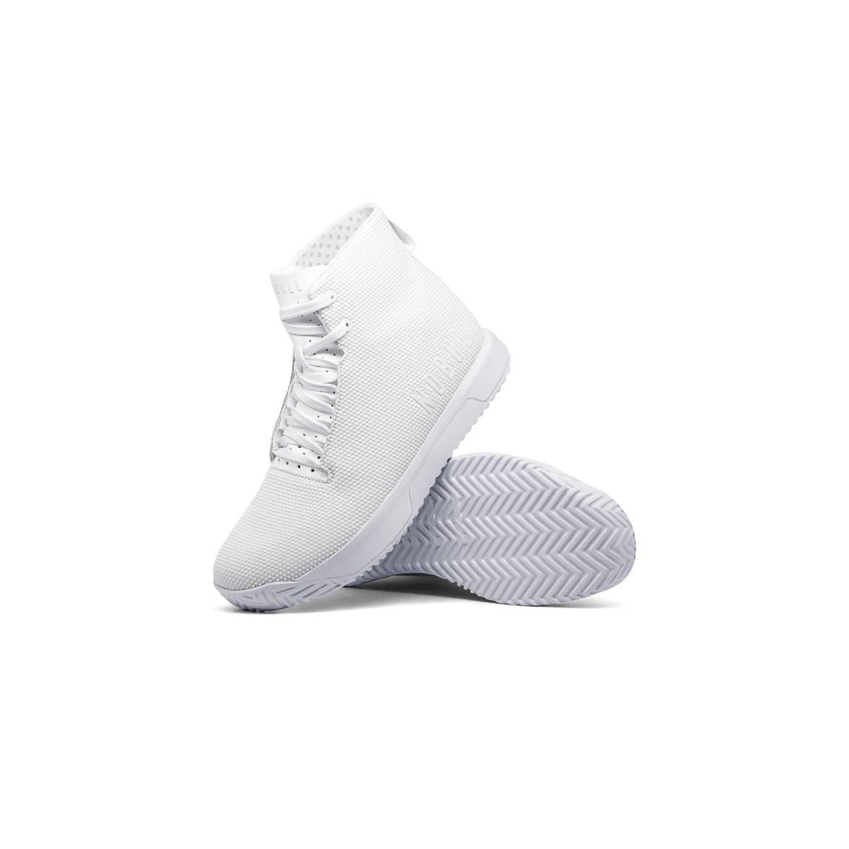 NOBULL Women's White Outwork Edge High-Top Shoes