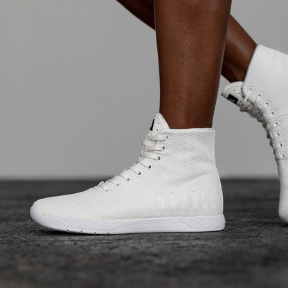 NOBULL Women's White Outwork High-Top Shoes