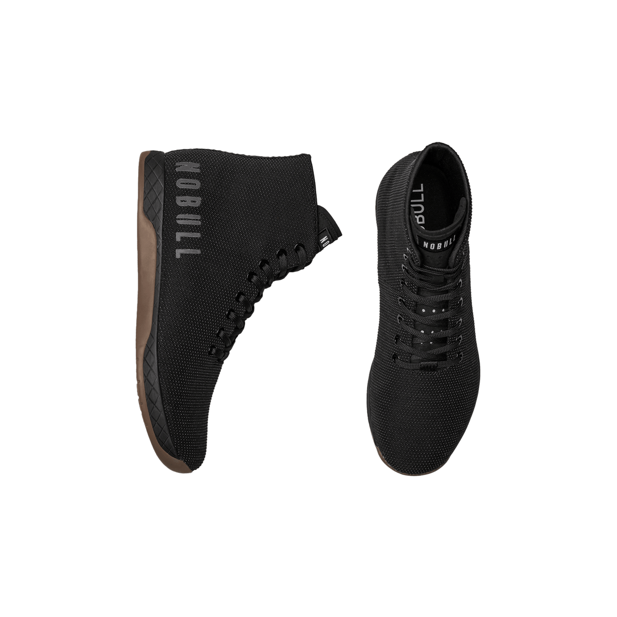 NOBULL Women's Black Gum Outwork High-Top Shoes