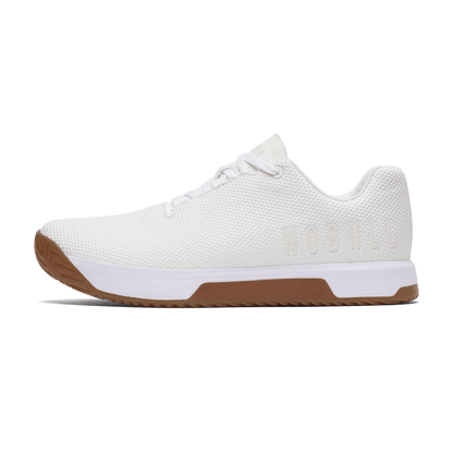 NOBULL Women's White Gum Outwork Edge Shoes