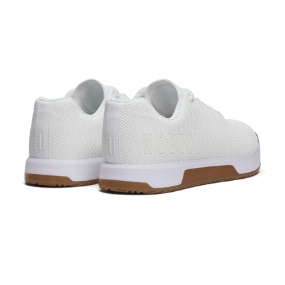 NOBULL Women's White Gum Outwork Edge Shoes