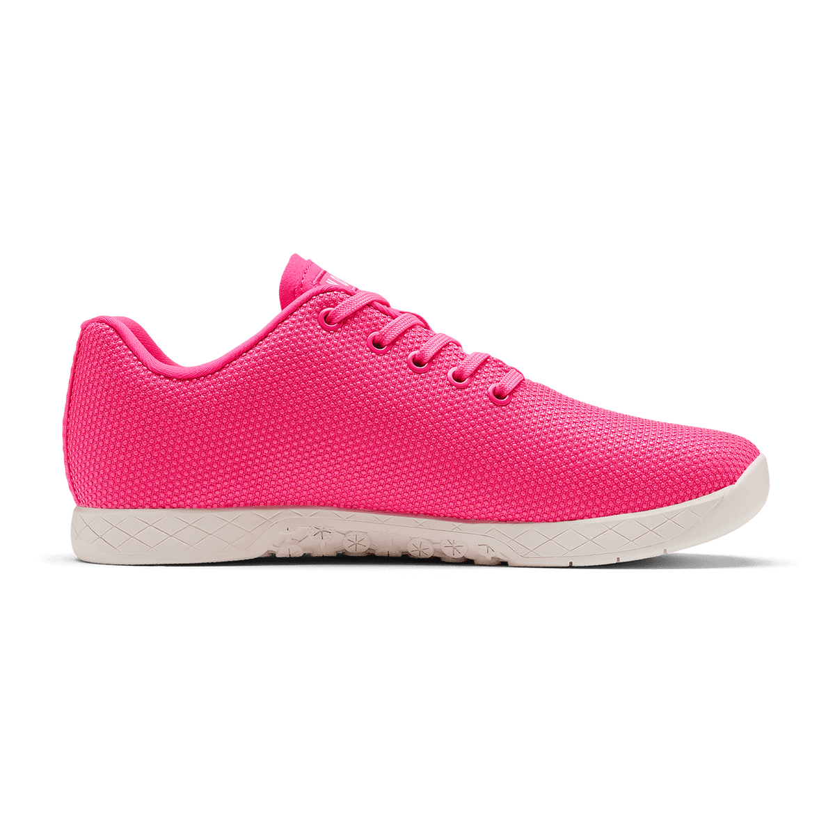NOBULL Women's Neon Pink Classic White Outwork Shoes