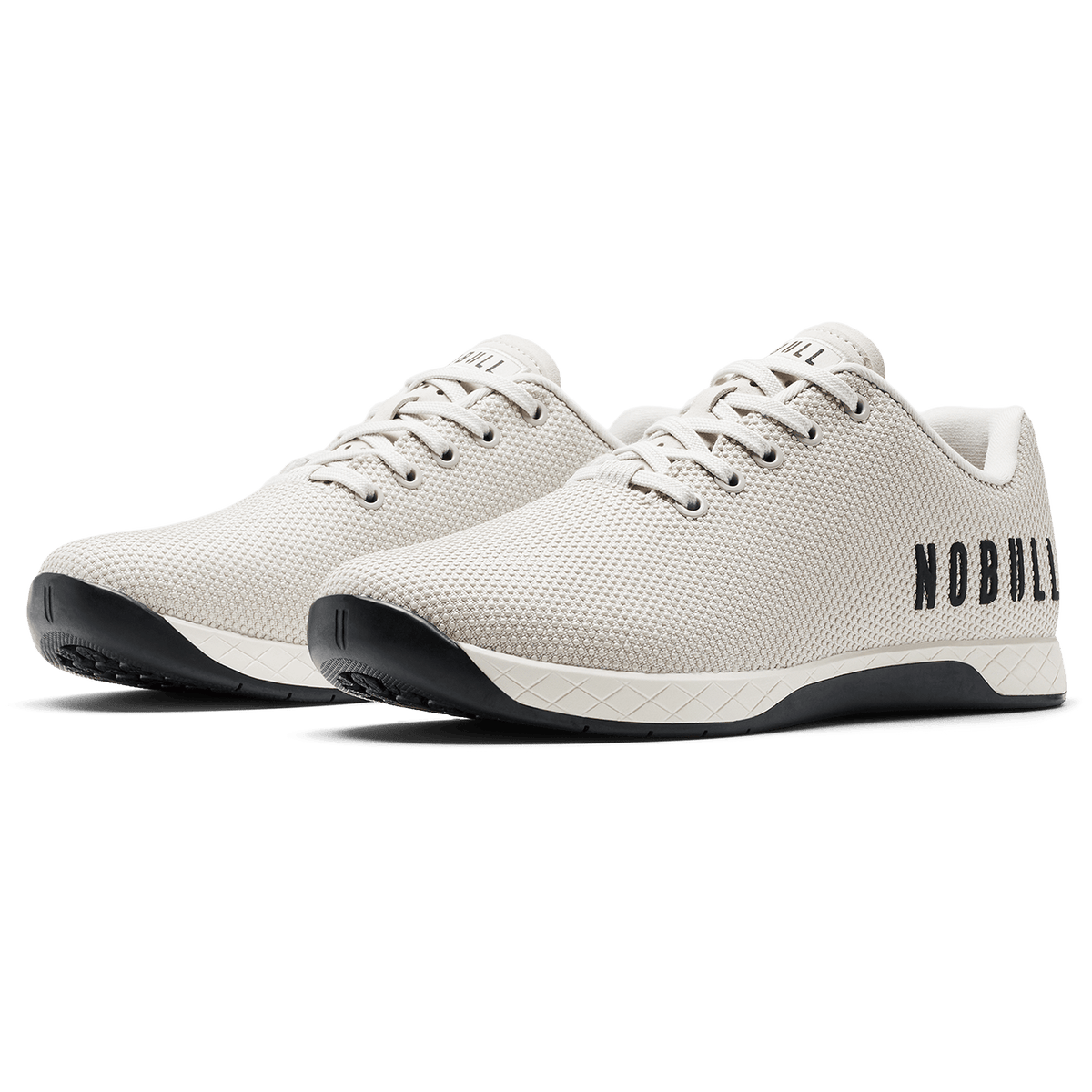 NOBULL Women's Light Grey Jet Black Outwork Shoes