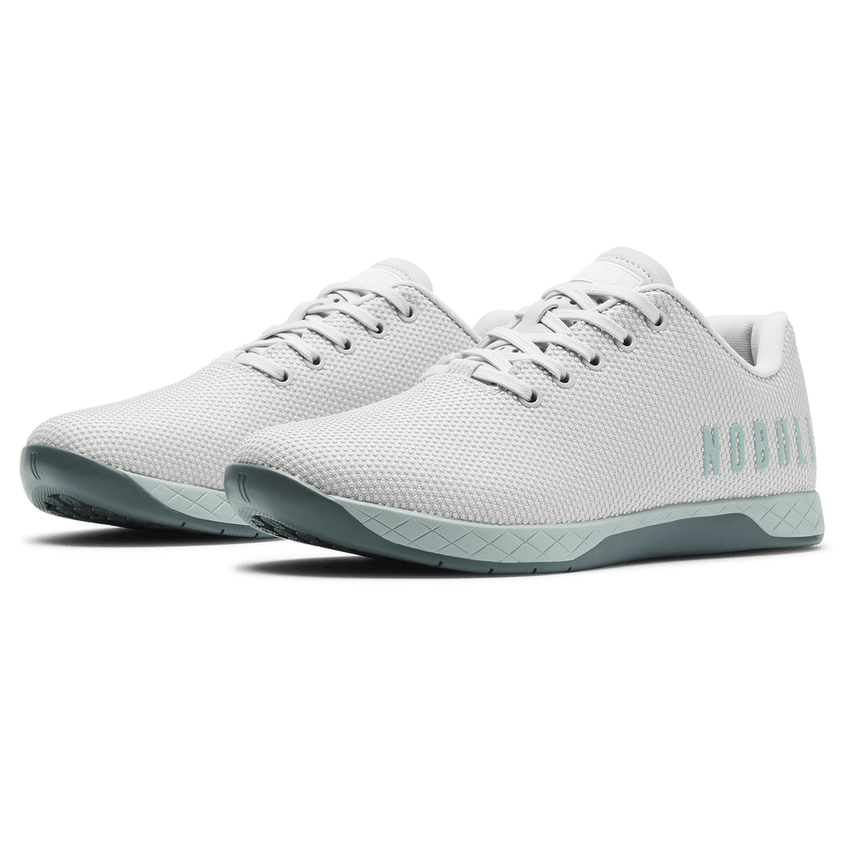 NOBULL Women's Light Gray Blue Haze Outwork Shoes