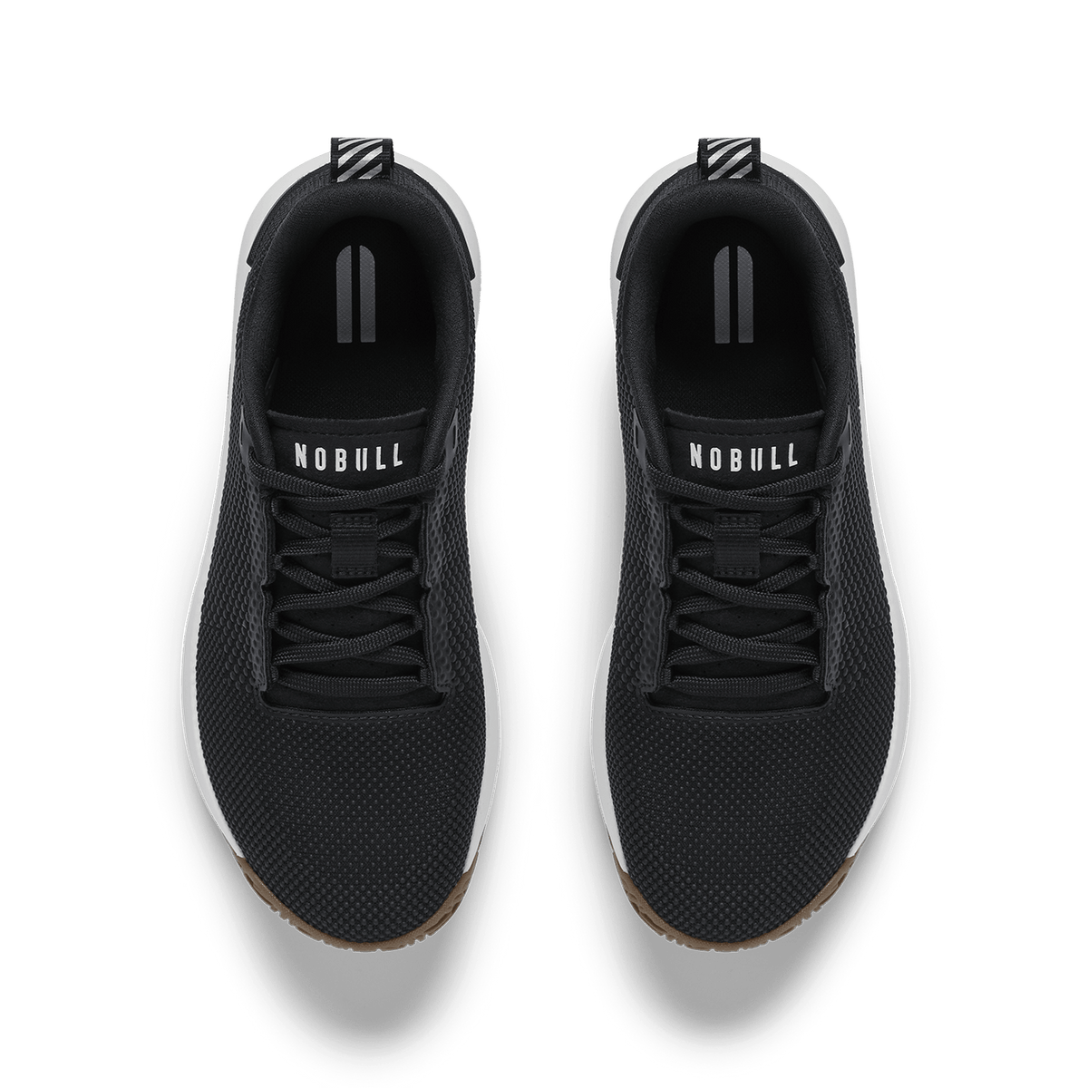 NOBULL Women's Jet Black Classic White Gum Outwork Flex Shoes