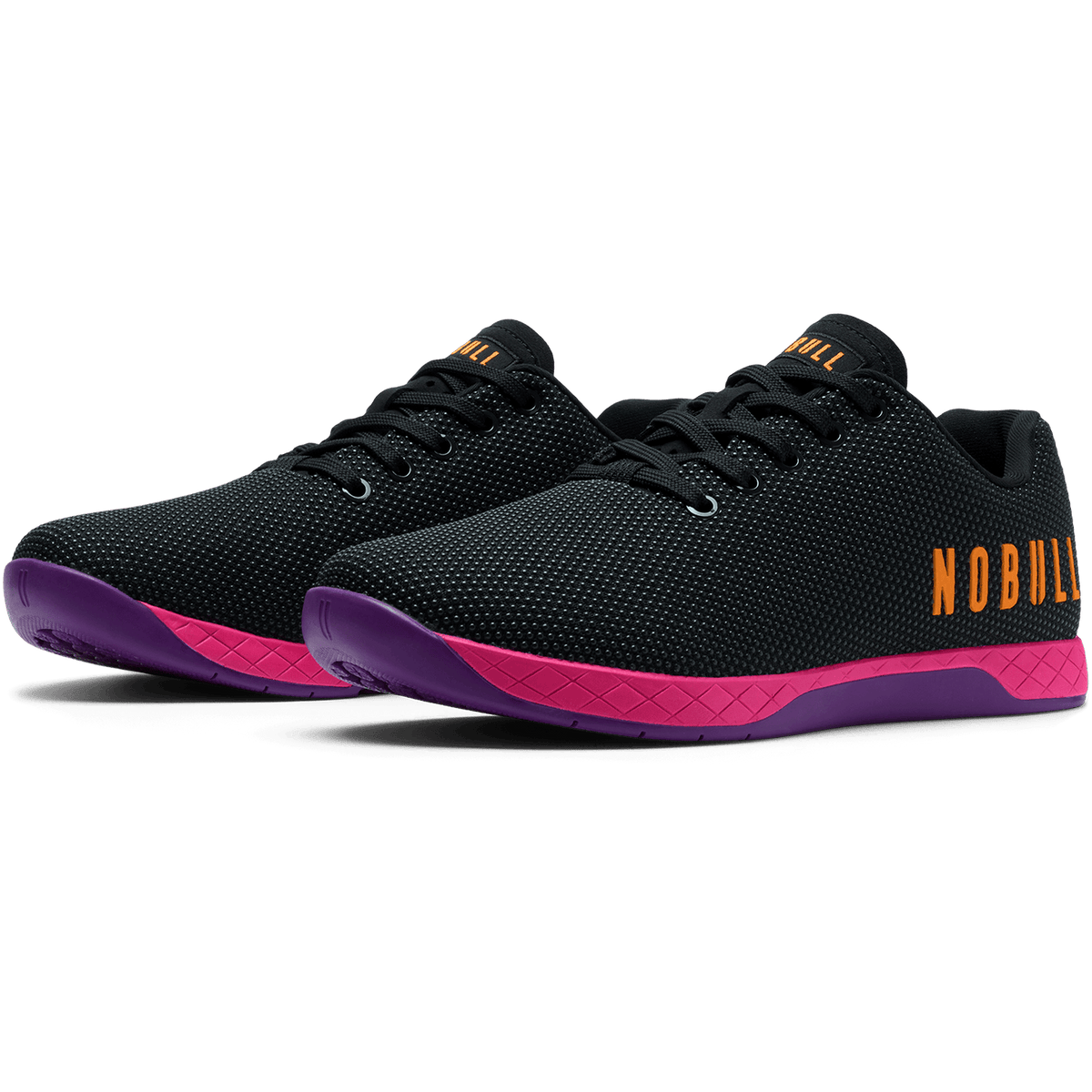 NOBULL Women's Jet Black Signal Pink Outwork Shoes