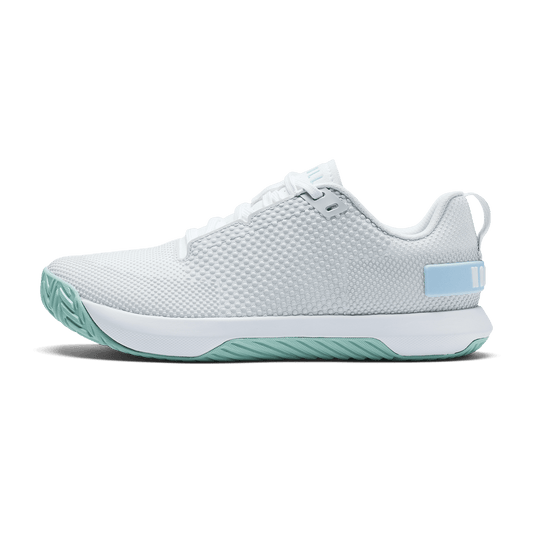 NOBULL Women's Classic White Surf Spray Outwork Flex Shoes