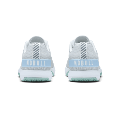 NOBULL Women's Classic White Surf Spray Outwork Flex Shoes