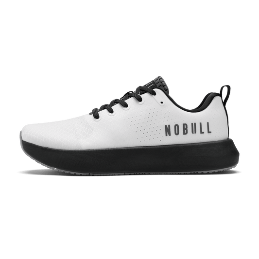 NOBULL Women's Classic White Jet Black Drive 2 Ripstop Shoes