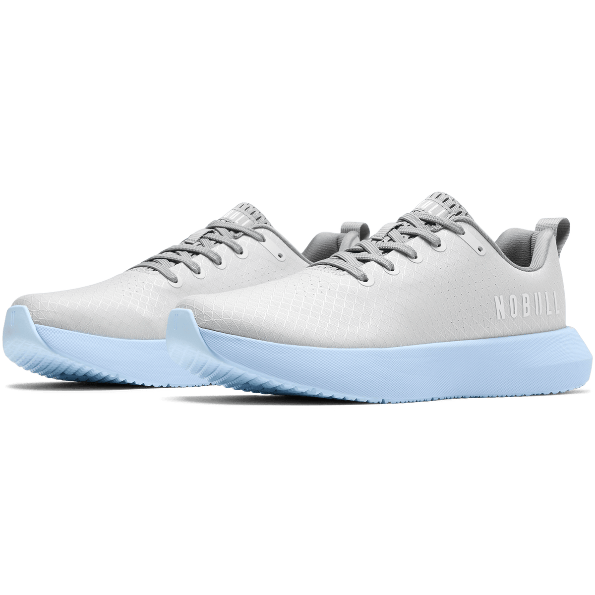 NOBULL Women's Light Gray Ice Water Drive 2 Ripstop Shoes